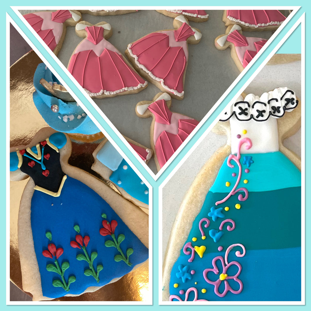 Large Disney Princess Sugar Cookies