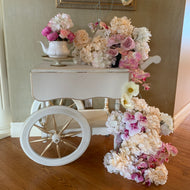 Ivory & Gold Tea Wagon