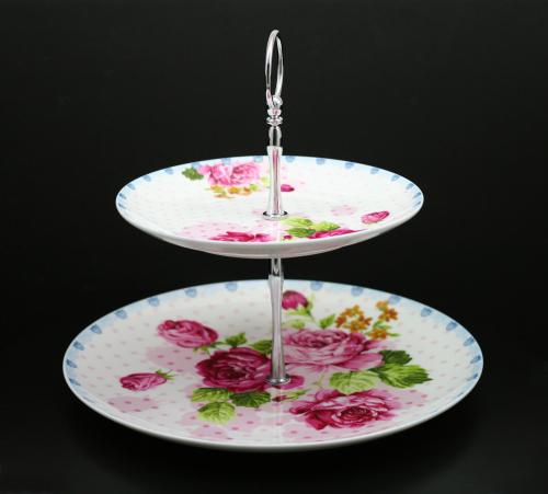 Two Tiered Cake Plate