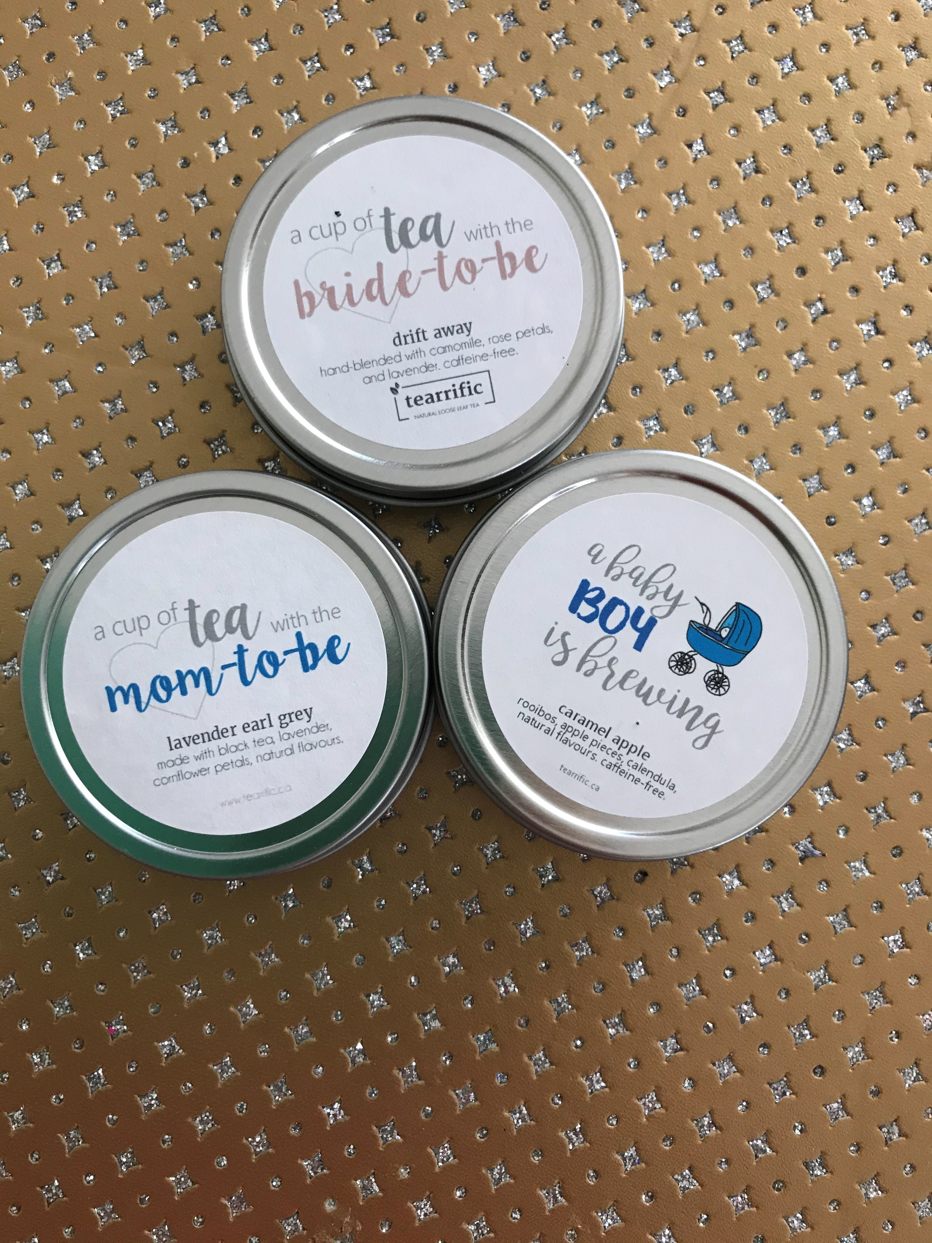 Tin Of Loose-Leaf Tea With Custom Label – The Travelling Teacups