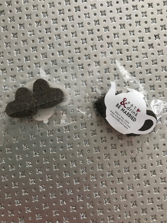 Pressed Tea Hearts With Custom Label