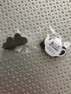 Pressed Tea Hearts with custom label